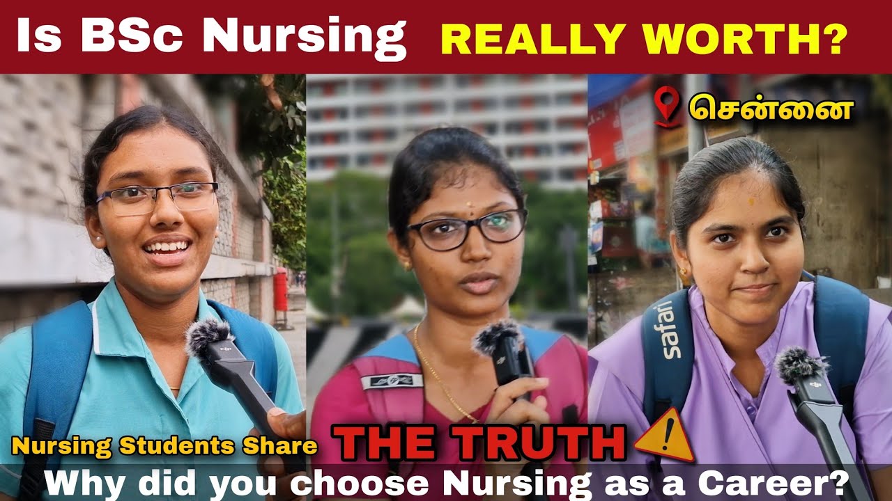 I Interviewed the Top Nursing Students in Chennai | Suman Mpm