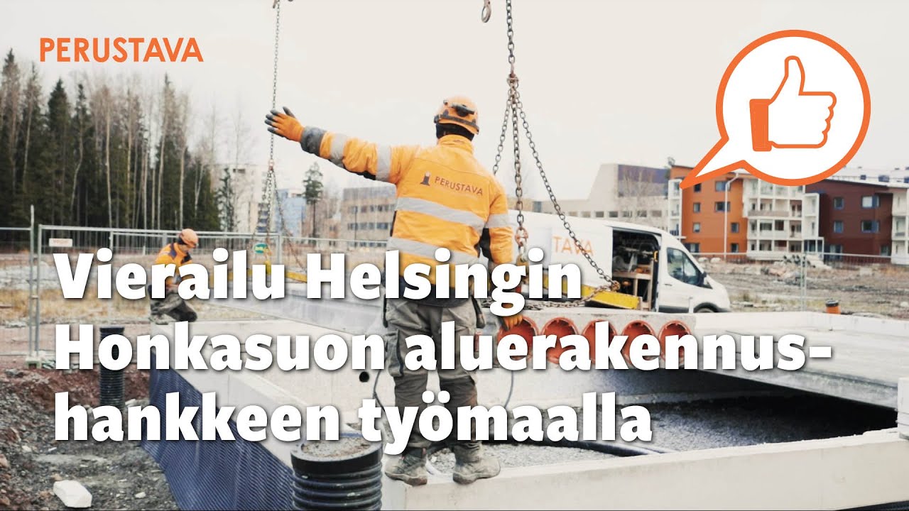 Vierailu Helsingin Honkasuon aluerakennushankkeen työmaalla –Sajucon, Sievi Asunnot, Kastelli EasyIN