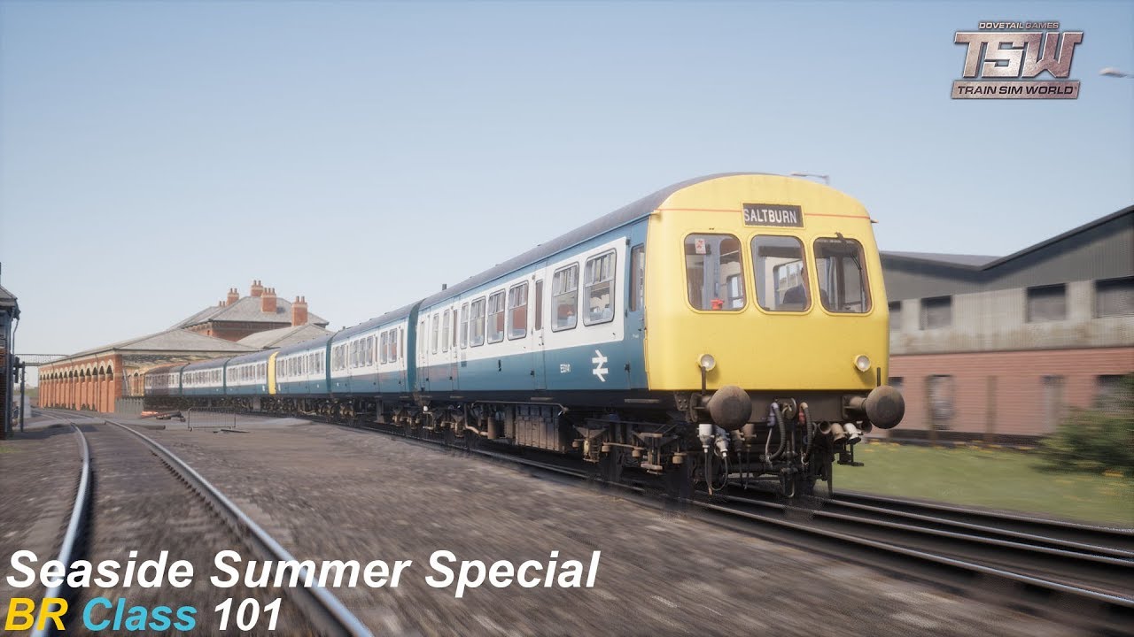 Seaside Summer Special : Tees Valley Line : Train Sim World 1080p60fps