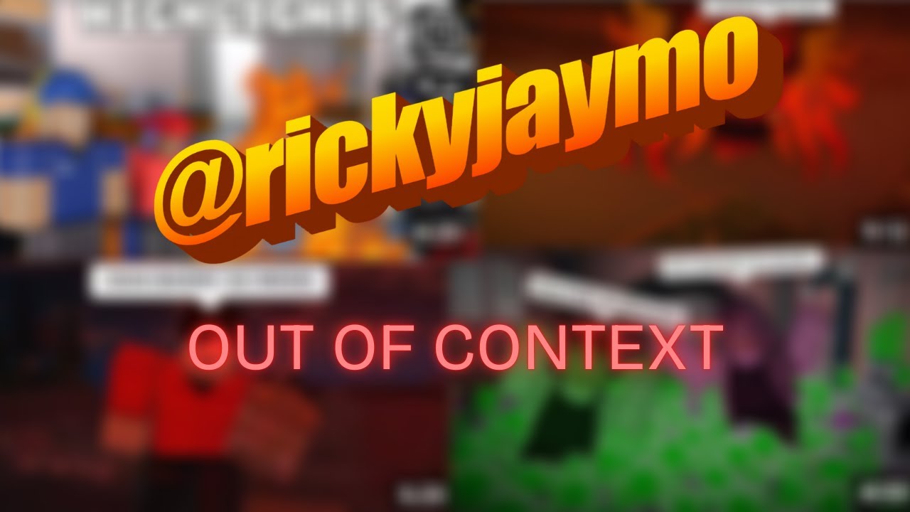 @rickyjaymo out of context