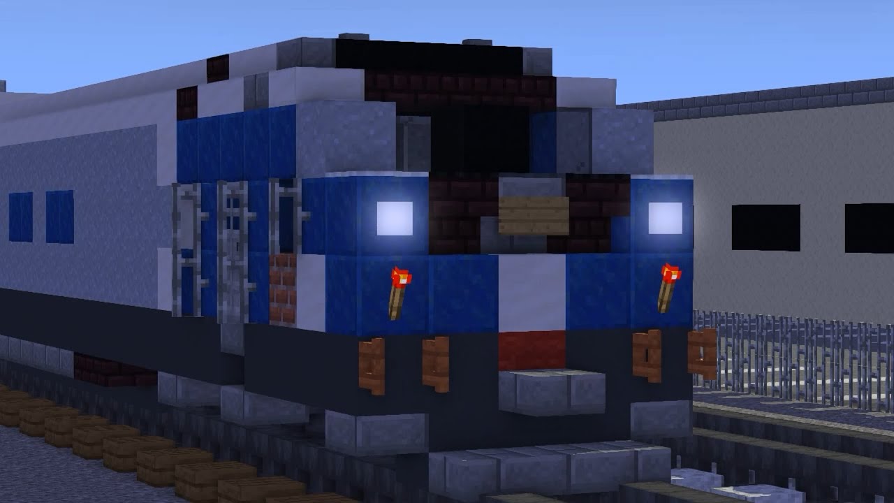 Minecraft Chatsworth Railfanning Train Animation