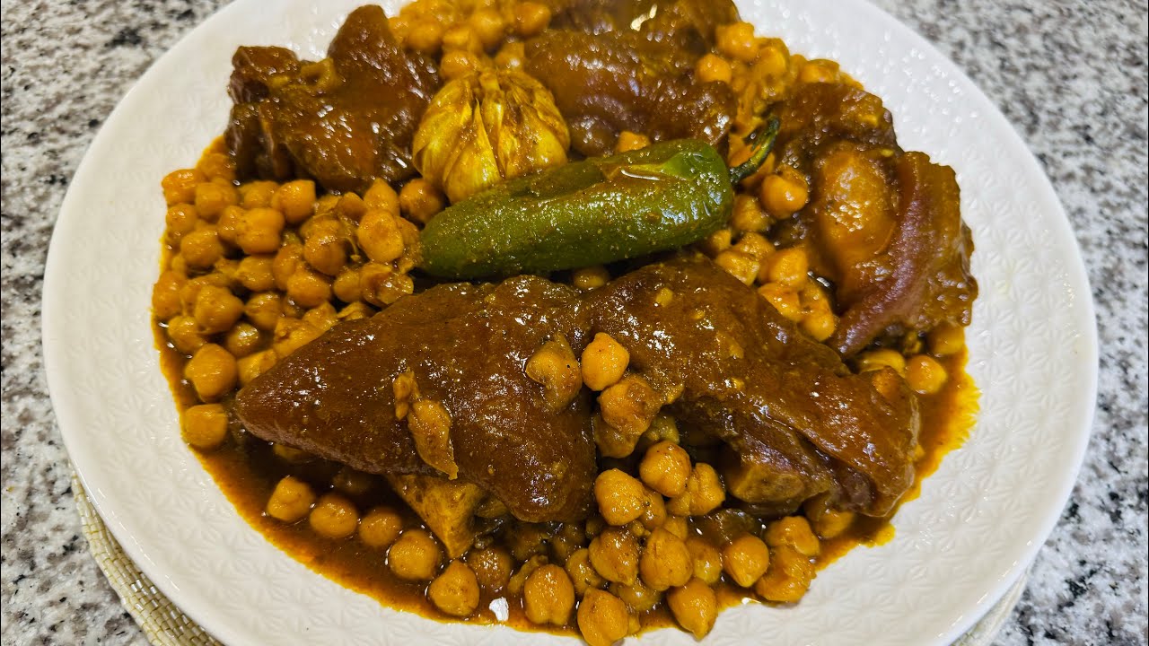 ألذ كرعين بالحمص 🇲🇦كيجيو  معلكين كيدوب في فوم ناجحين 💯