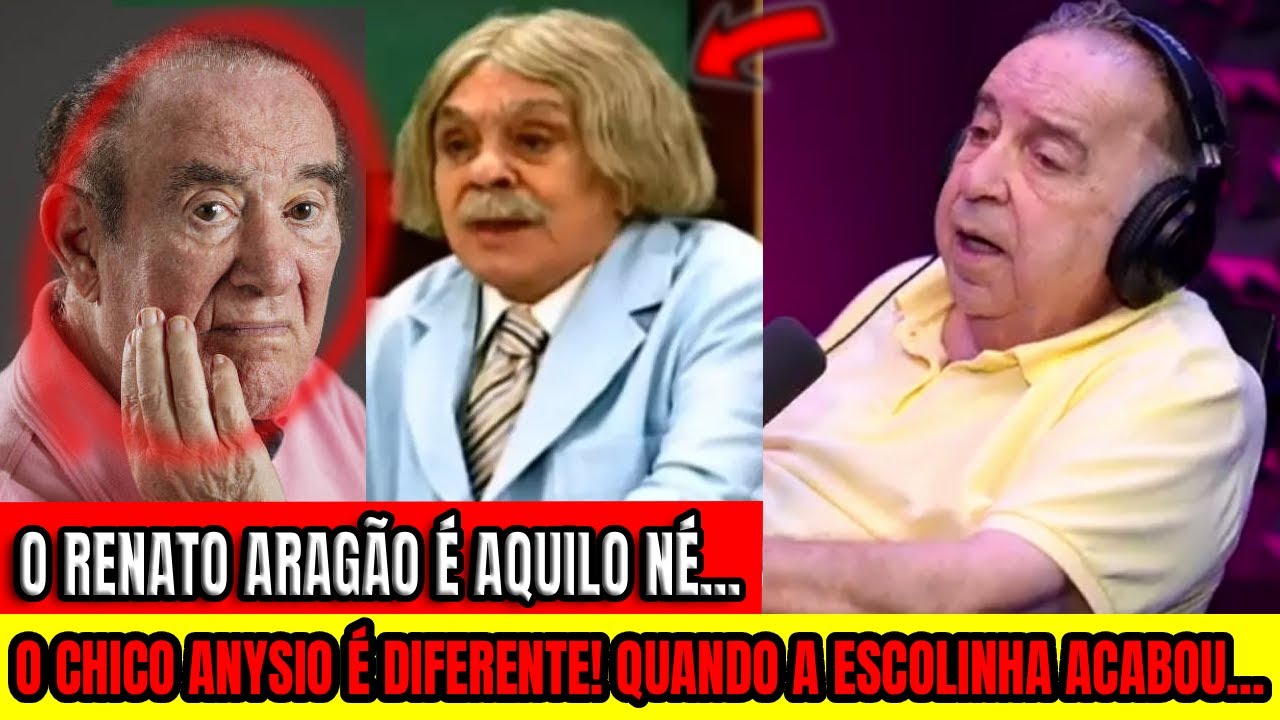 Fiz TRAPALHÕES e ESCOLINHA! A DIFERENÇA do Renato Aragão e do Chico Anysio! Castrinho
