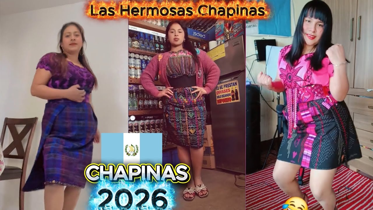 Las Chapinas de corte mas virales bailando Marimba Orquesta / las mas hermosas chapinas