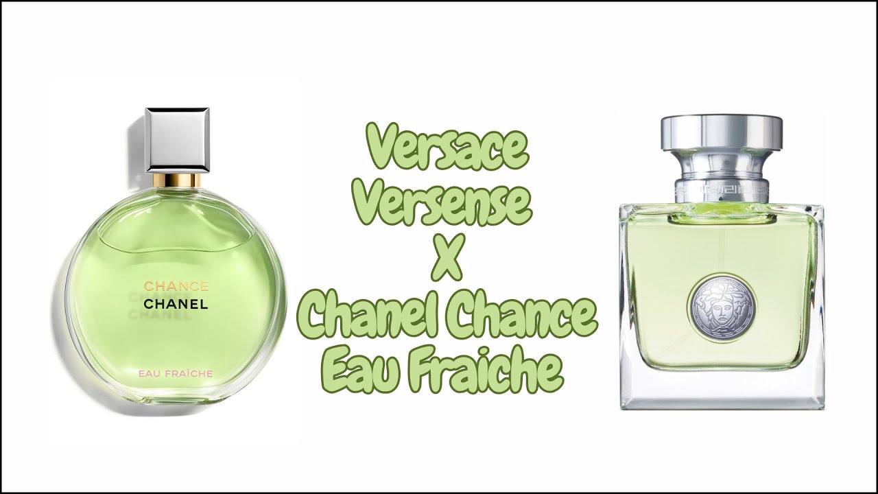 🤔Primos?! Versace Versense se parece com o  Chanel Chance Eau Fraiche EDP? #chanelchance #versace