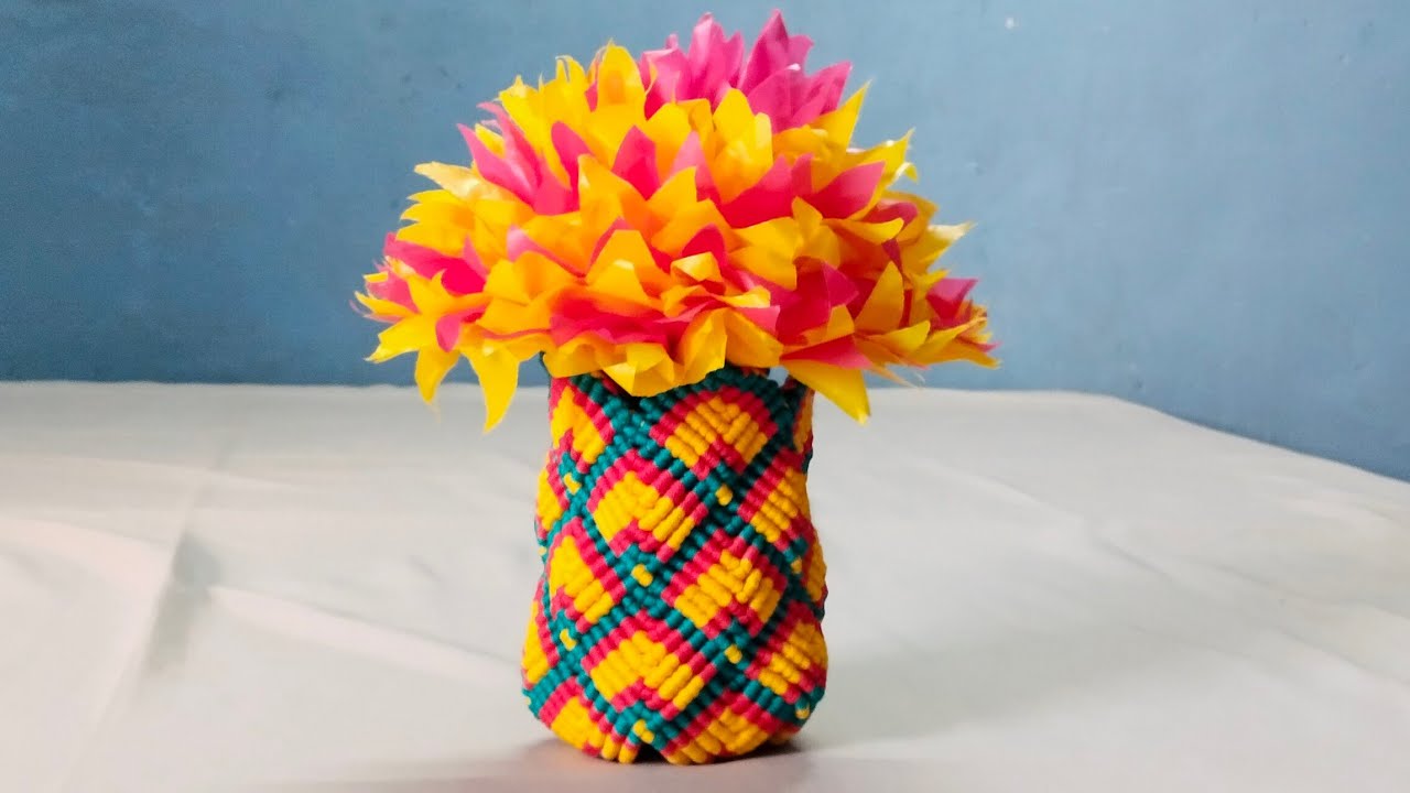 Macrame Flower Pot New Design/ Very Easy And Simple/ Step by step Full Video Tutorial