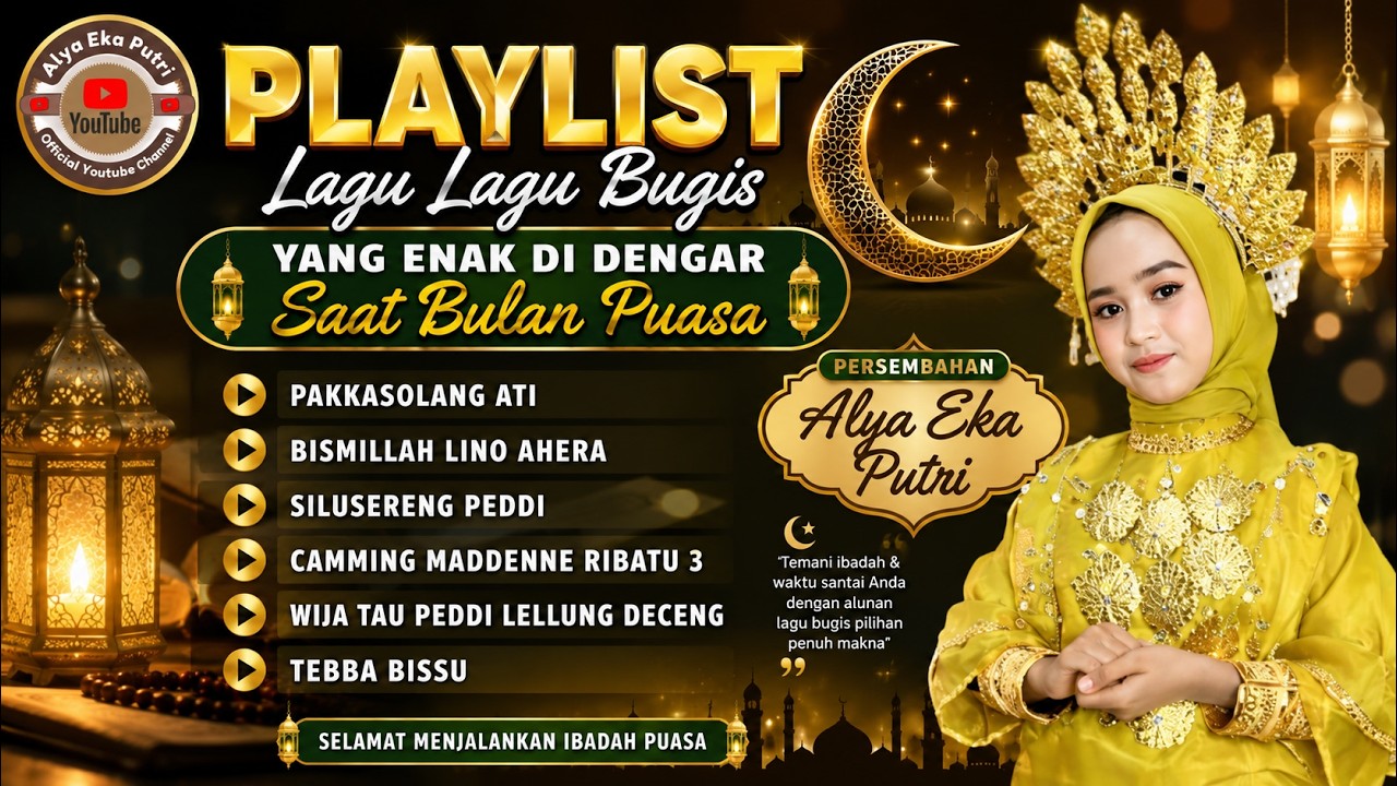 Play List Lagu Lagu Bugis Yang Mantaf Didengar Saat Santai Persembahan Alya Eka Putri