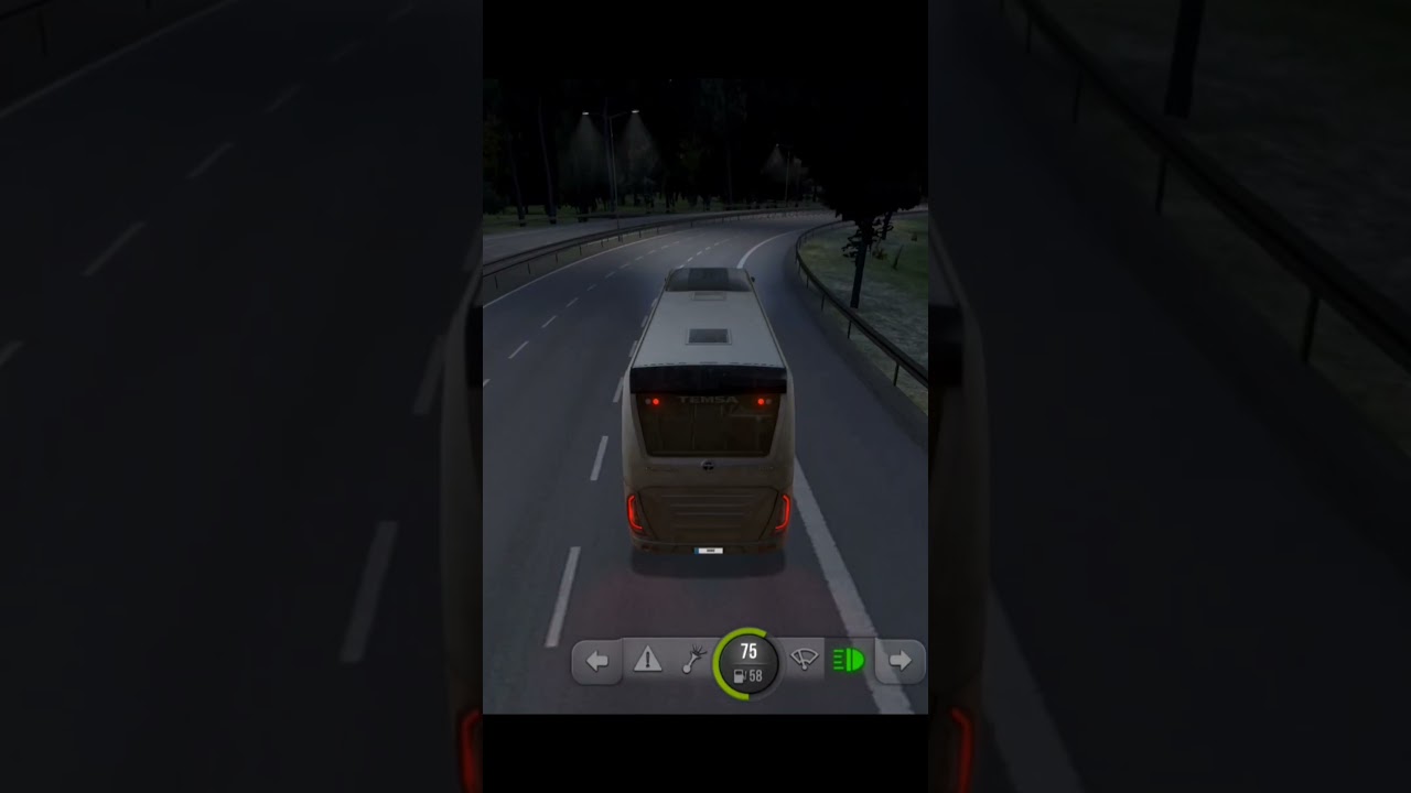 Long-distance bus trip! Overnight journey 🚍 #fypシ #bussimulator #youtubeshorts #game #subscribe