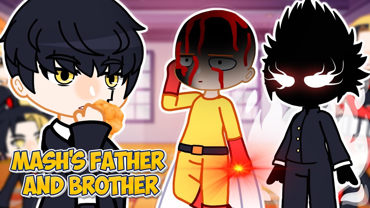 Mashle React to Mash's family Saitama and Mob 🇺🇸🇧🇷 | Gacha Club | Gacha React