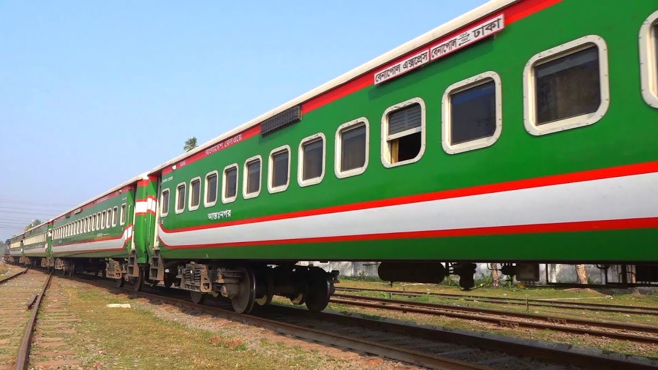 Benapole Bound Brand New Train Benapole Express Skipping Jessore Jn Railway Station