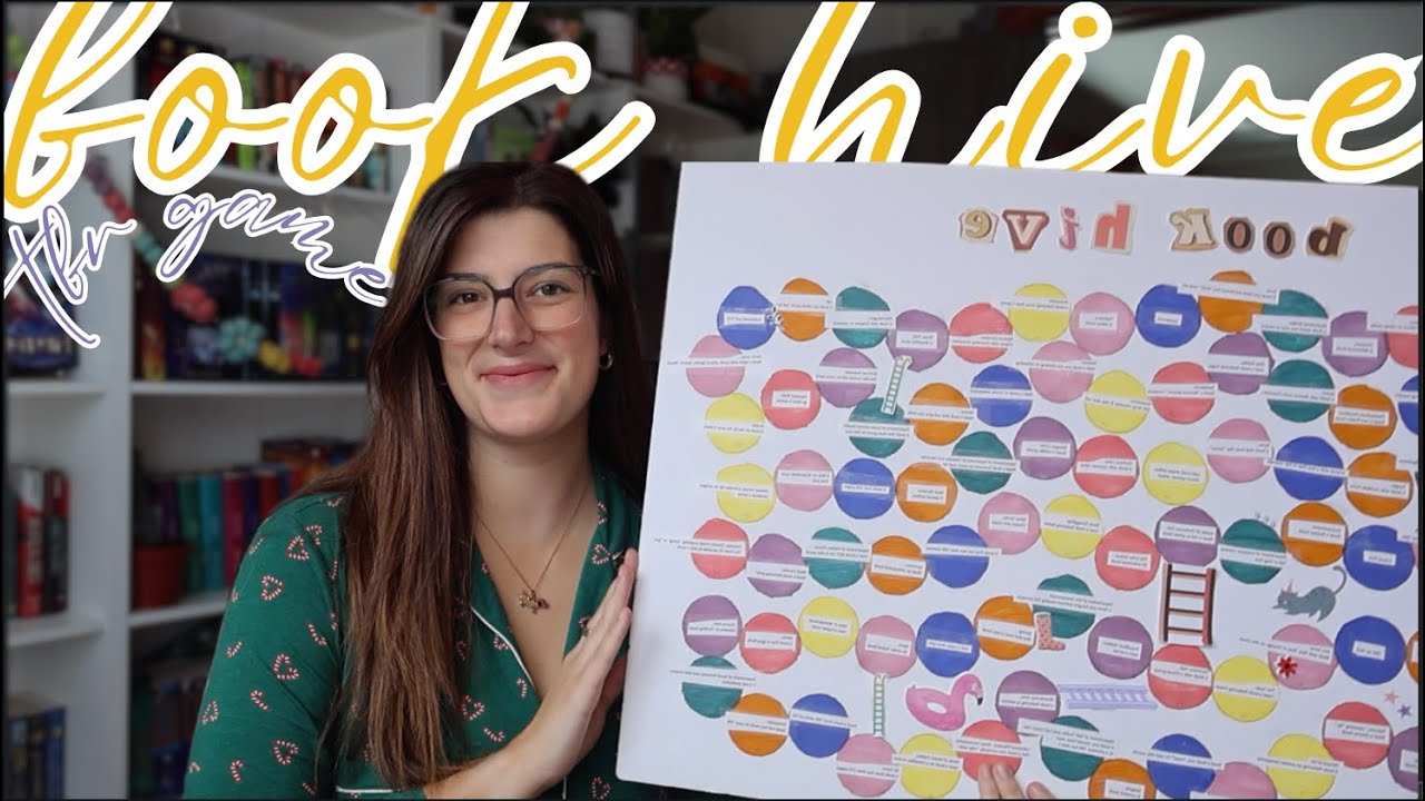 NEW TBR GAME picks my December TBR 🎲 🐝 // Introducing the Book Hive Game + TBR Jar // Winter TBR 🎄