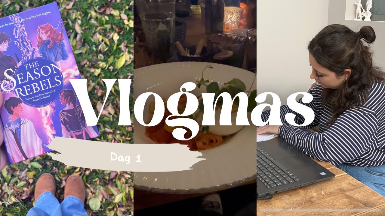 Secret Santa kickoff & nieuw boek starten ✨📖 | VLOGMAS #1 