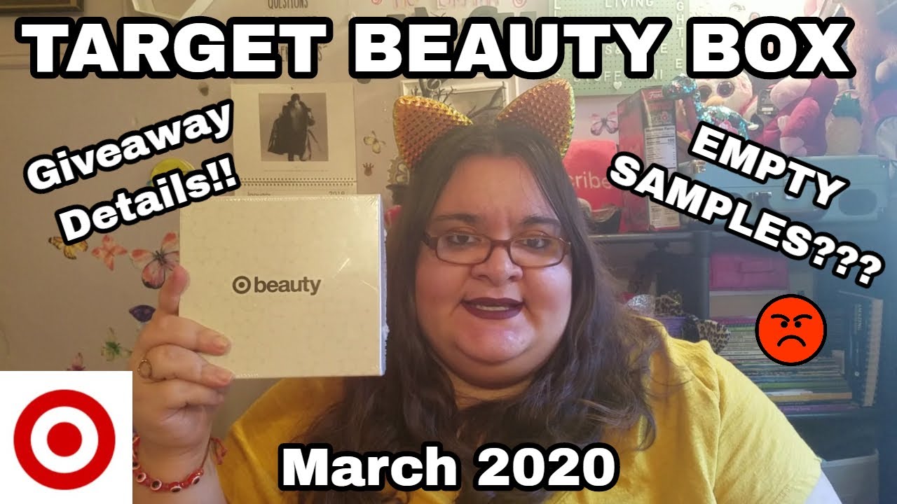 Empty Samples??? Target Beauty Box March 2020 Unboxing & Review (Giveaway Details!!!)