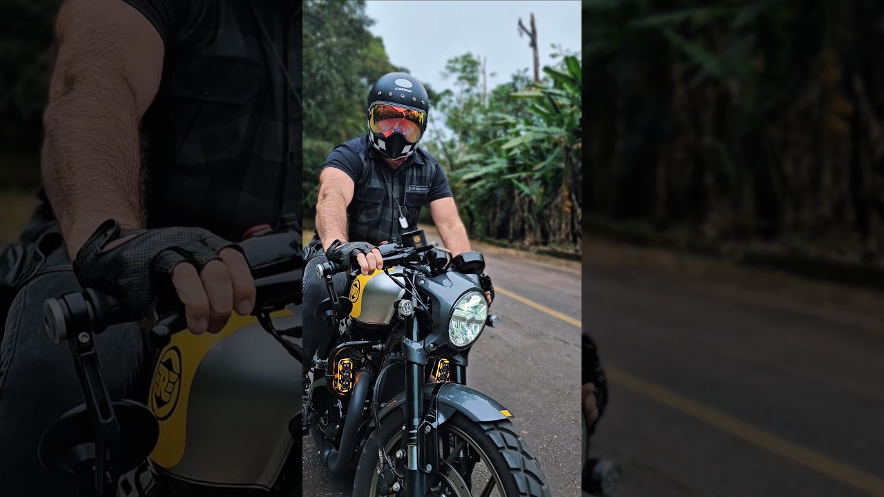 Royal Enfield Shotgun Hurakan Café Racer, design Ricardo Macedo Customize.