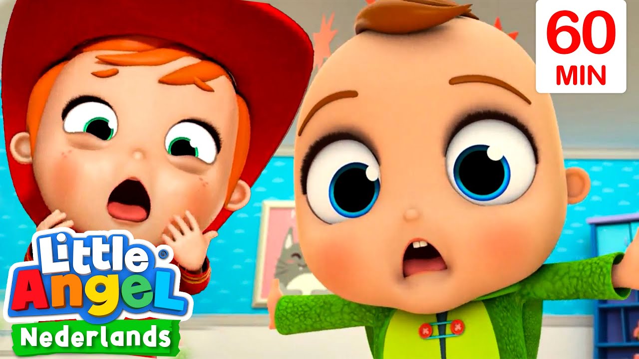 Ongelukken gebeuren! | Kinderliedjes met Baby John | Little Angel Nederlands