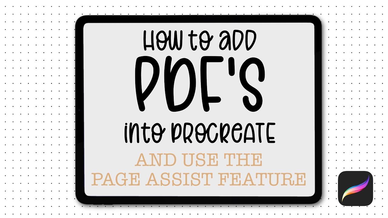 Как открыть PDF-файл в Procreate | Page Assist