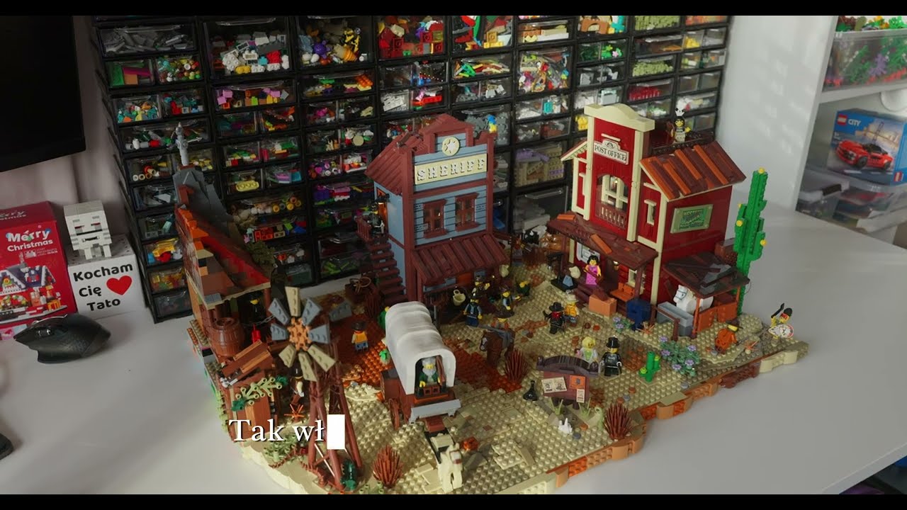 Lego Makieta w stylu Dzikiego Zachodu Brickstown