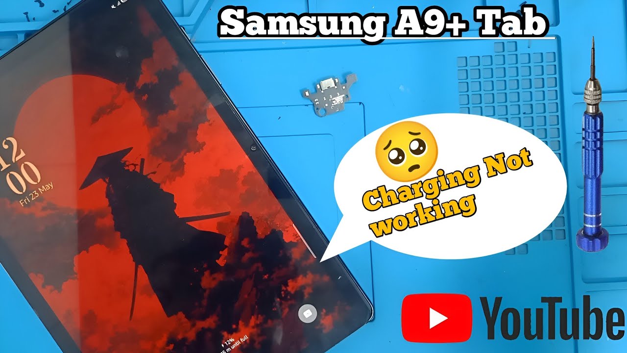Samsung A9+ Tab Charging Not working Charging Port change & Disassembly 