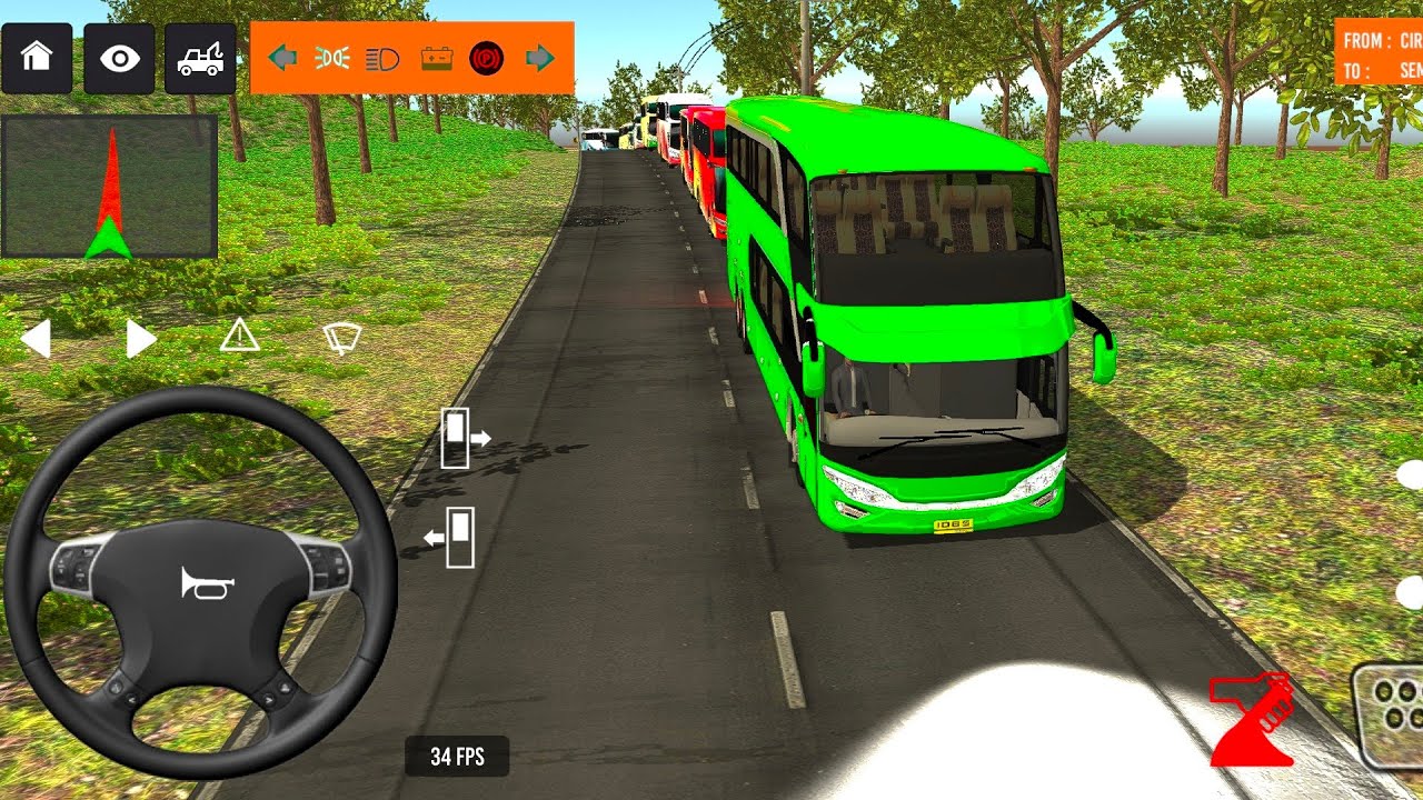 euro coach bus simulator 😭🚌|| new coach bus simulator part- 01 Android gameplay 5