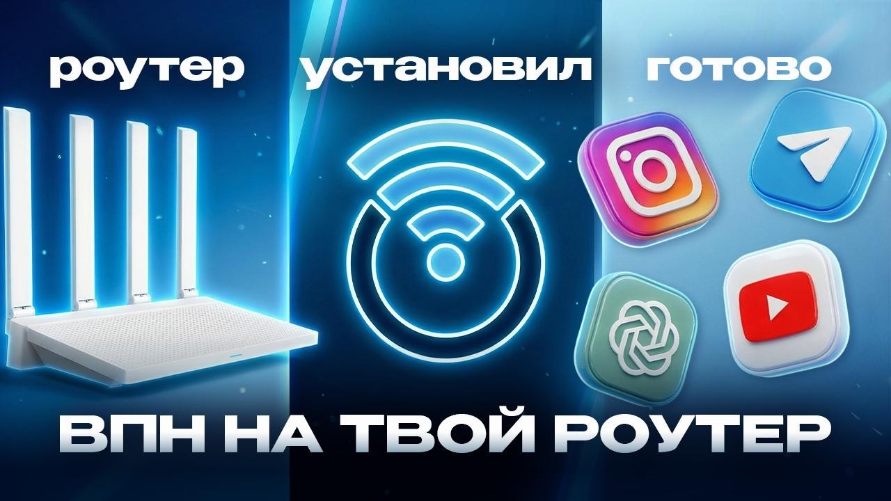 Как установить VPN на свой РОУТЕР ?!