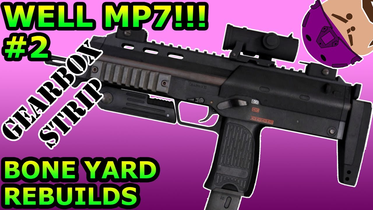 Well R4 MP7 | Part 2 | AEP Gearbox Disassembly | Airsoft BYR