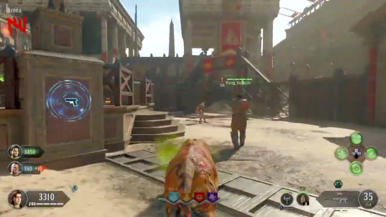 Tiger On Zombies bo4 