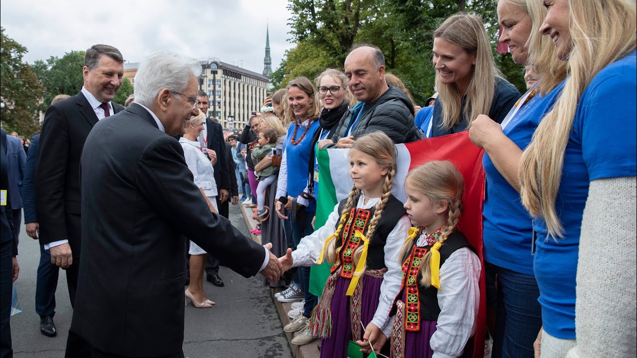 La giornata del Presidente Mattarella a Riga - Visita di Stato in Lettonia