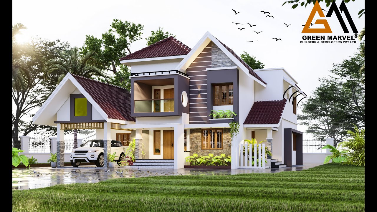 Home tour 4BHK Modern kerala contemporary home Trending Modern house design 2750sqft modern house
