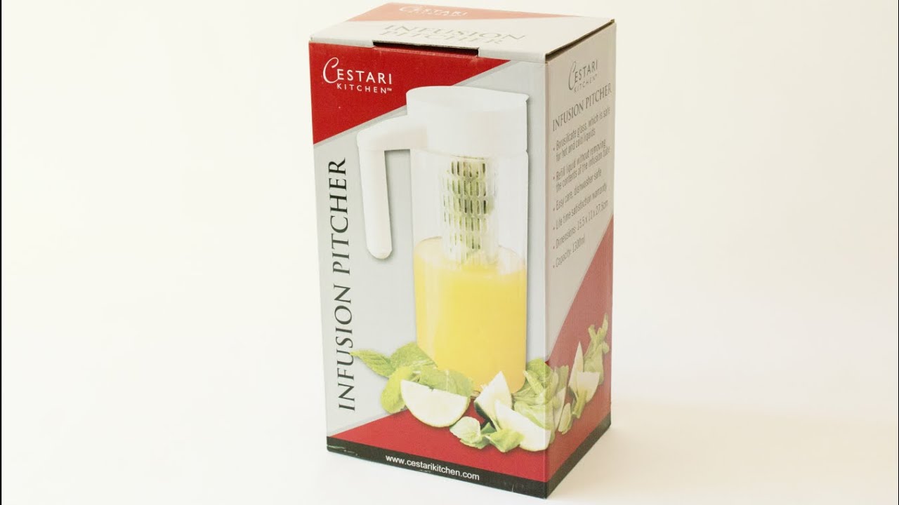 Best Infusion Pitcher Reviews 2023: Cestari Water Infuser by John