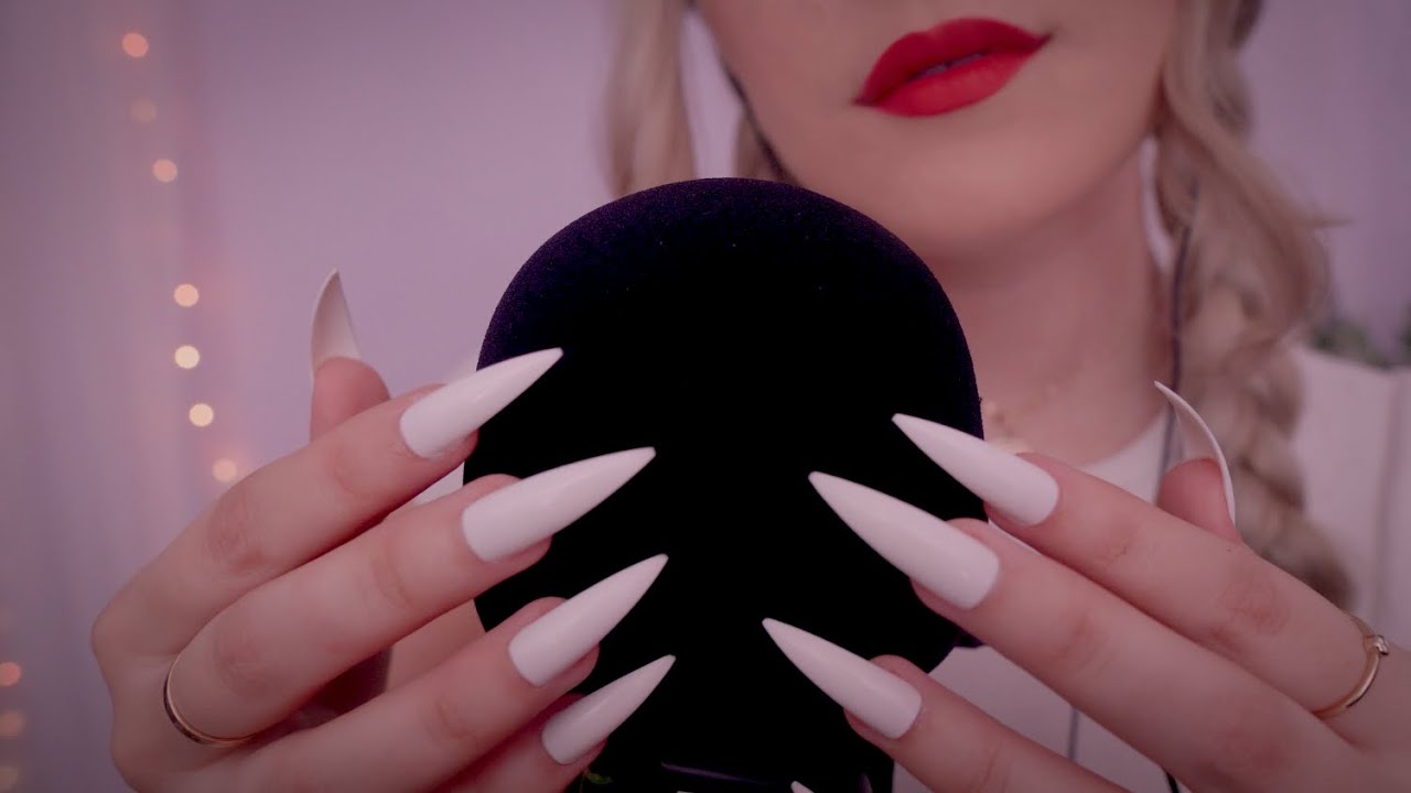 ASMR Long & Sharp Nail Triggers | Mic Scratching, Nail Tapping, Poking