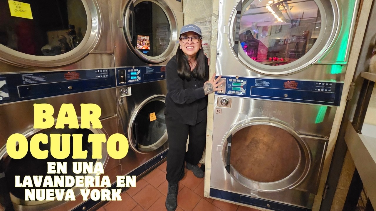 BAR CLANDESTINO DENTRO DE UNA LAVANDERÍA EN NUEVA YORK