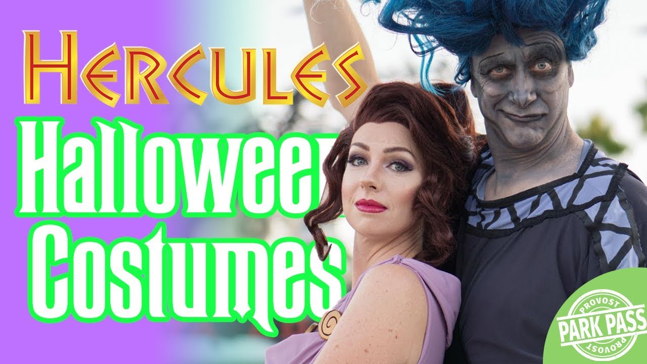 Hercules Costumes! Oogie Boogie Bash at Disney California Adventure