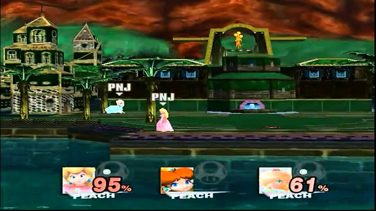 SSBB Hack✰peach vs daisy vs rosalina