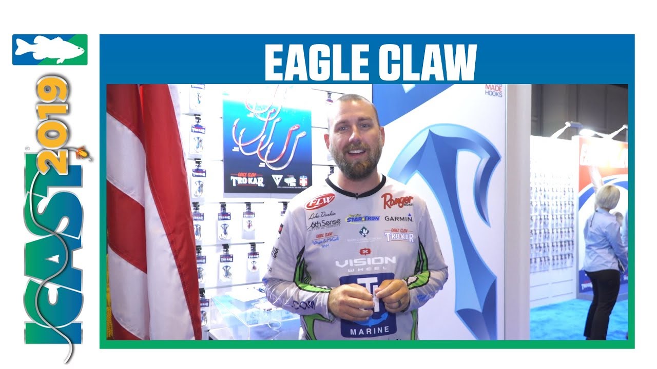 Eagle Claw Lazer Sharp Pro-V Finesse & Weedless Jigs with Luke Dunkin | iCast 2019