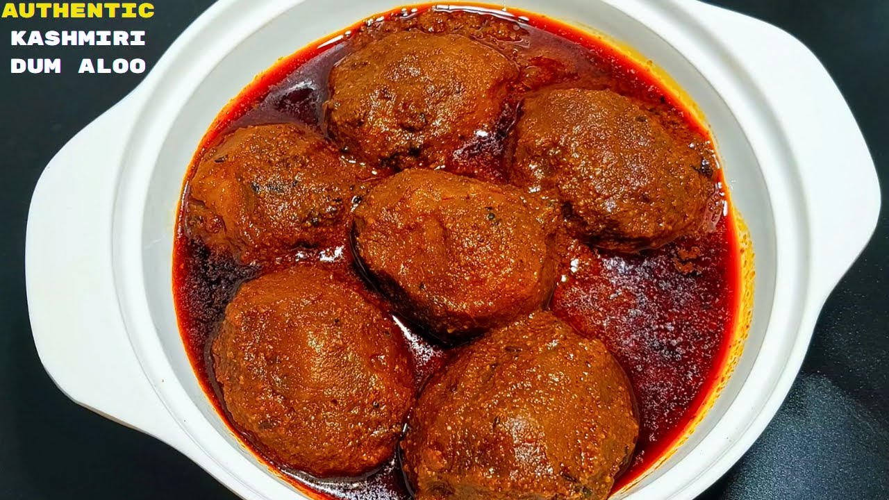 Authentic Kashmiri Dum Aloo Recipe in  Kashmiri Pandit Style | कश्मीरी दम आलू बनाने का असली तरीका