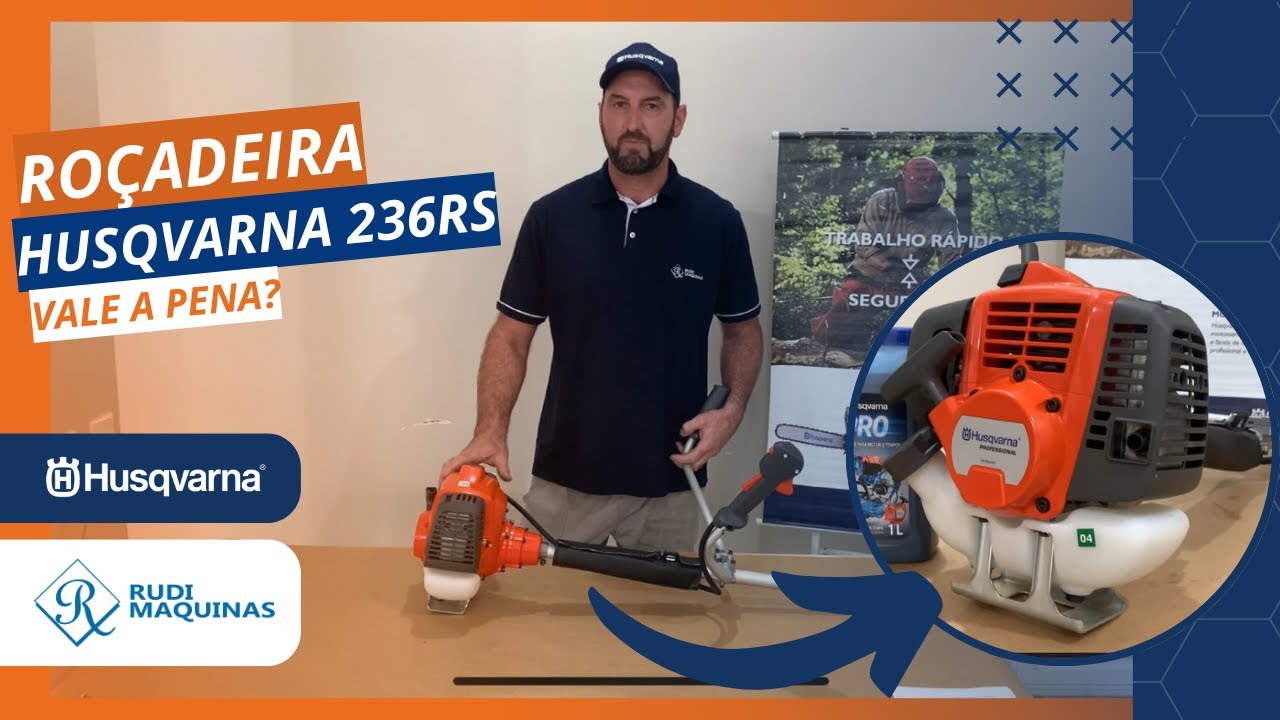 Roçadeira Husqvarna 236RS - Guia completo + Especificações da Maquina + Dicas - Vale a Pena?