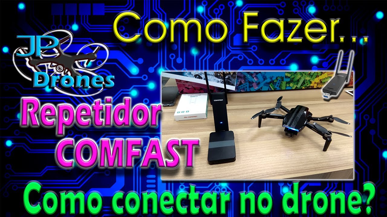 DRONE FPV COM REPETIDOR COMFAST - ! KF102 / VS GPS PRO ! - LEIAM A DESCRIÇÃO