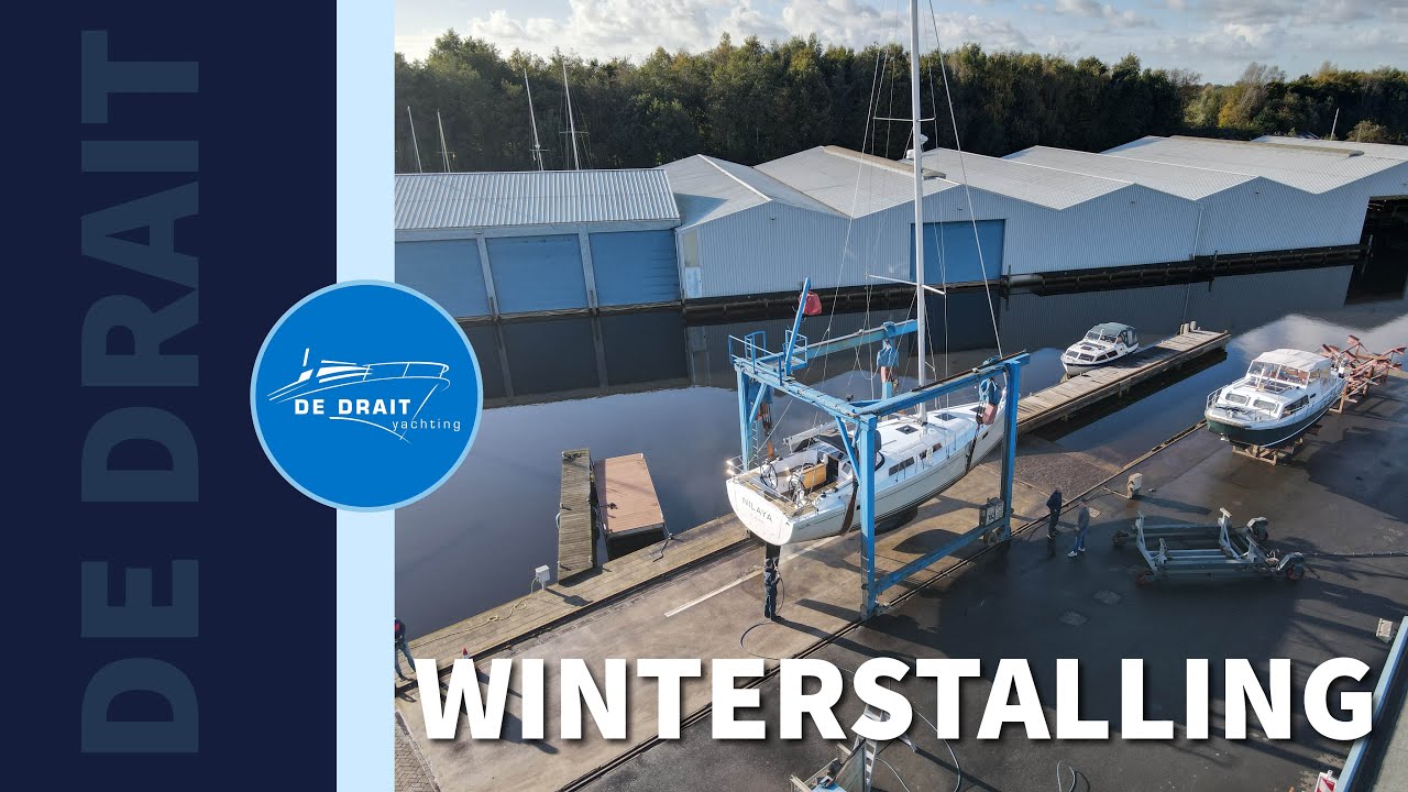 Winterstalling buiten bij Jachthaven de Drait!