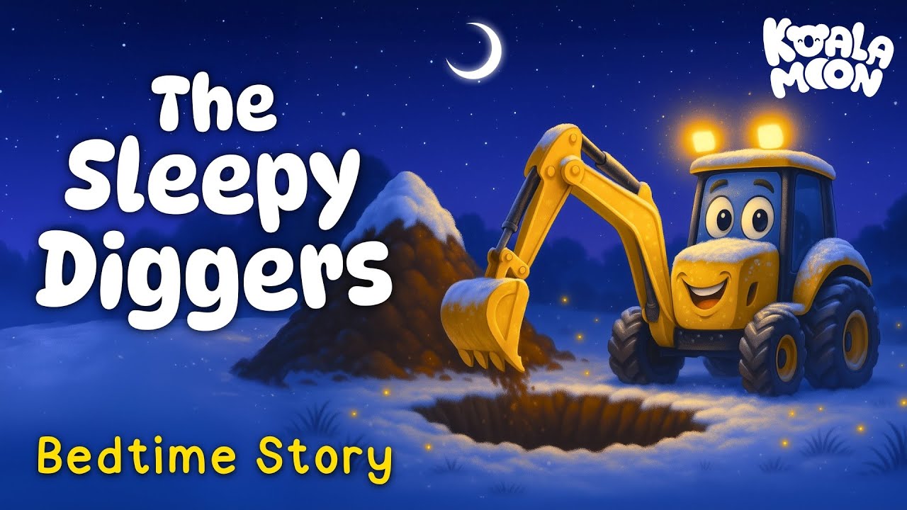 Goodnight Sleepy Diggers 🪏🥱 PERFECT Bedtime Stories For Kids & Toddlers | Tractor Sleepy Story