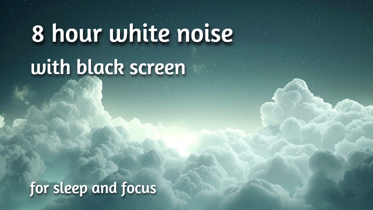 White Noise • 8 Hours • Black Screen • No Ads