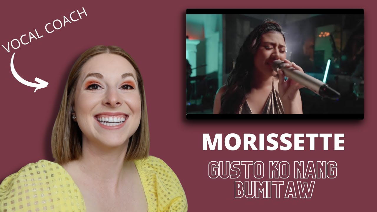 Danielle Marie Reacts to Morissette Amon- Gusto Ko Nang Bumitaw (LIVE)