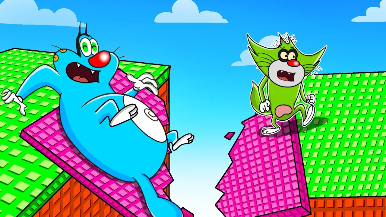 Roblox Oggy Playes Fat And Skinny Obby With Jack 