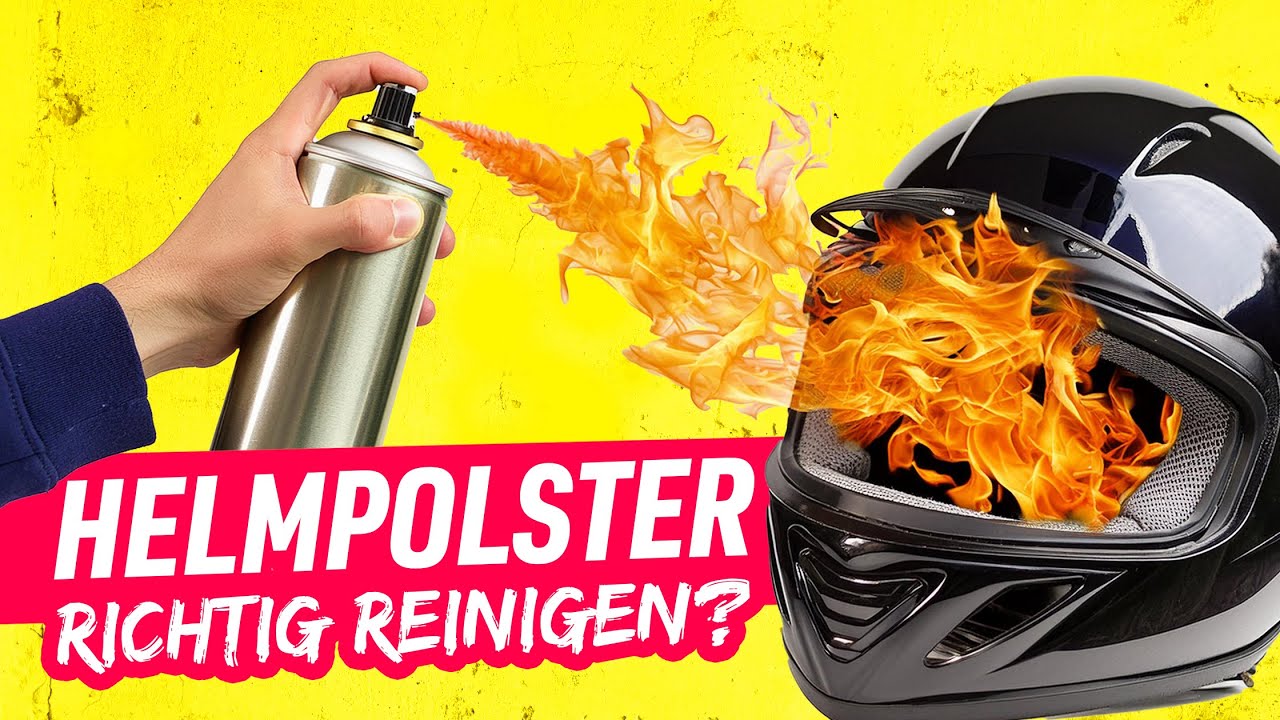 Helmpolster reinigen – so geht´s am schnellsten!
