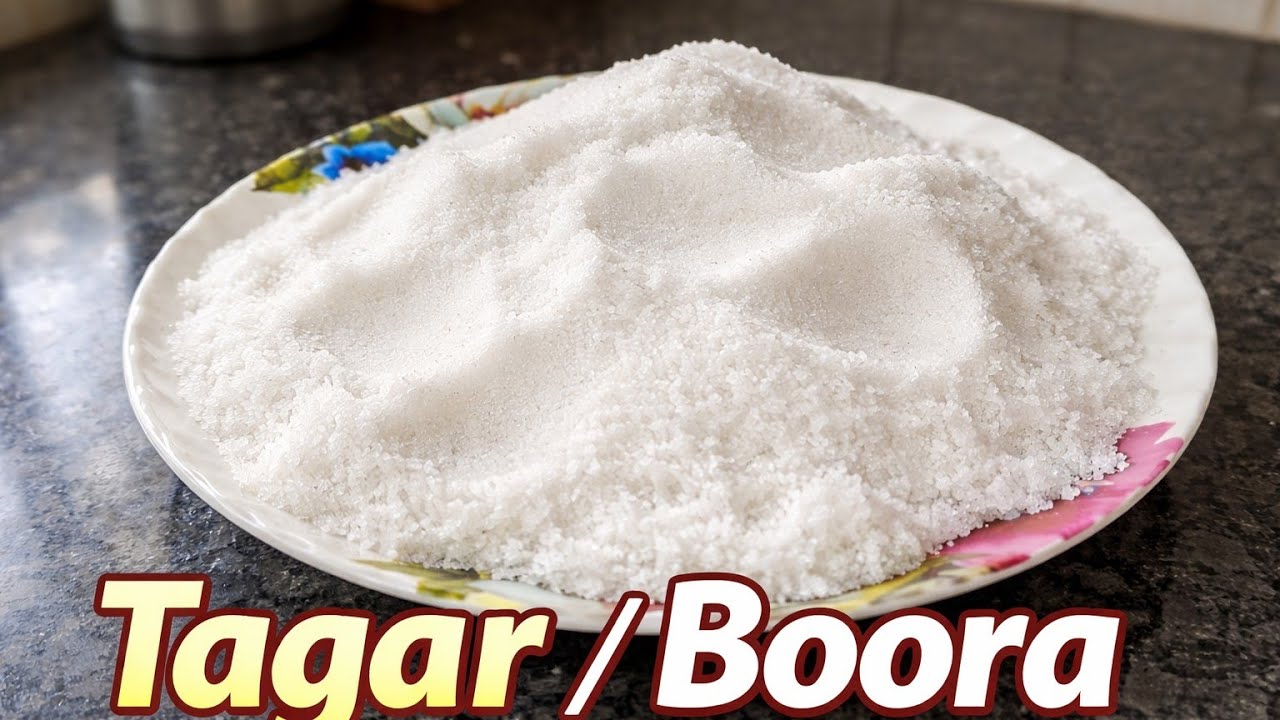 चीनी से तगार (बूरा )बनाने की आसान विधि  | How Make Tagar or Boore For Laddu 