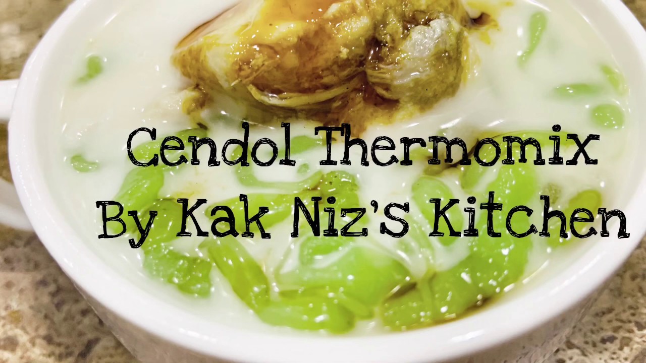 Membuat Cendol pandan asli dalam Thermomix adalah semudah ABC