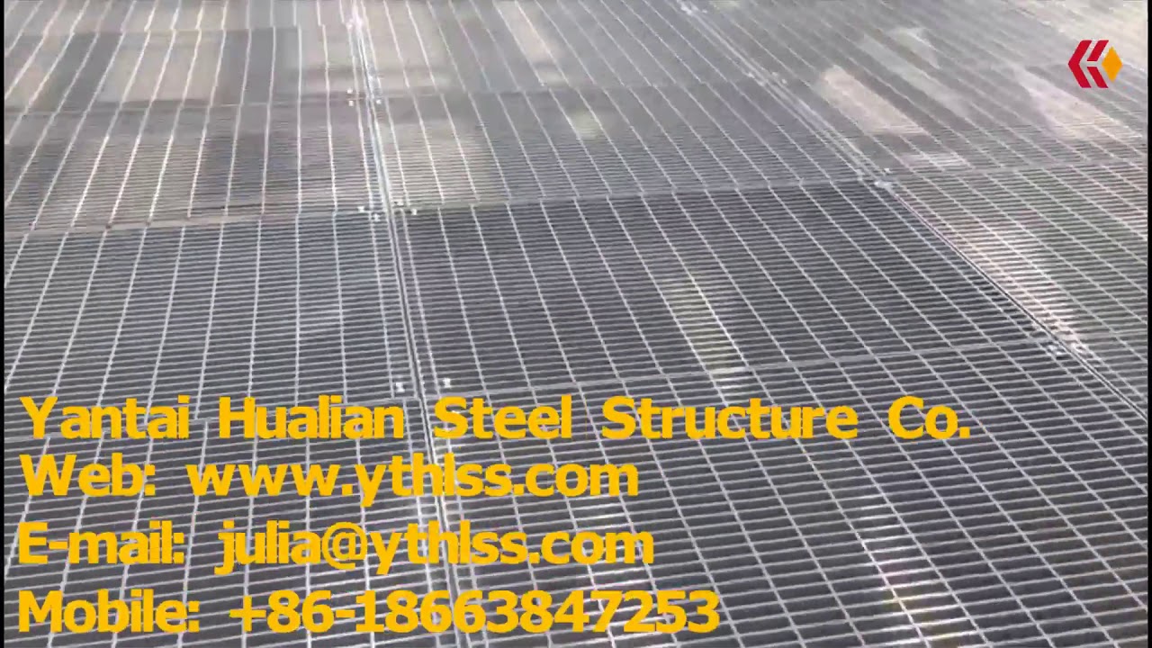Walkway steel grating installation | chemical plant project