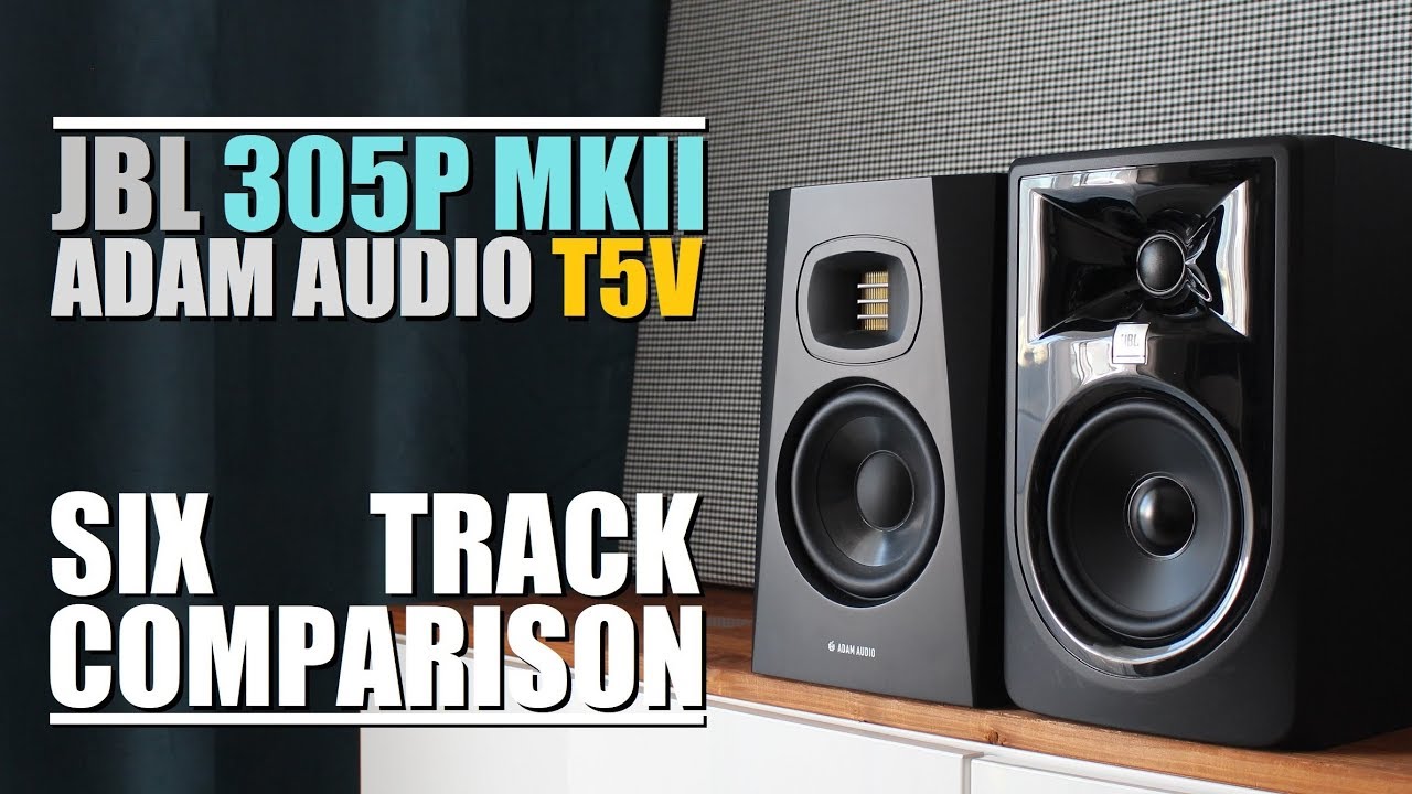 JBL 305P MKII против Adam Audio T5V || Сравнение 6-дорожечных моделей