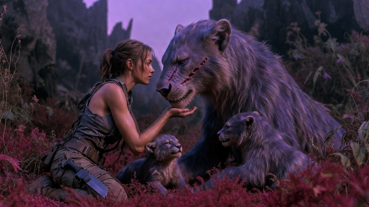 “Exiled Human Survives Deadly Alien Wilderness With Predator Cubs 😱 | Sci-Fi HFY Story”