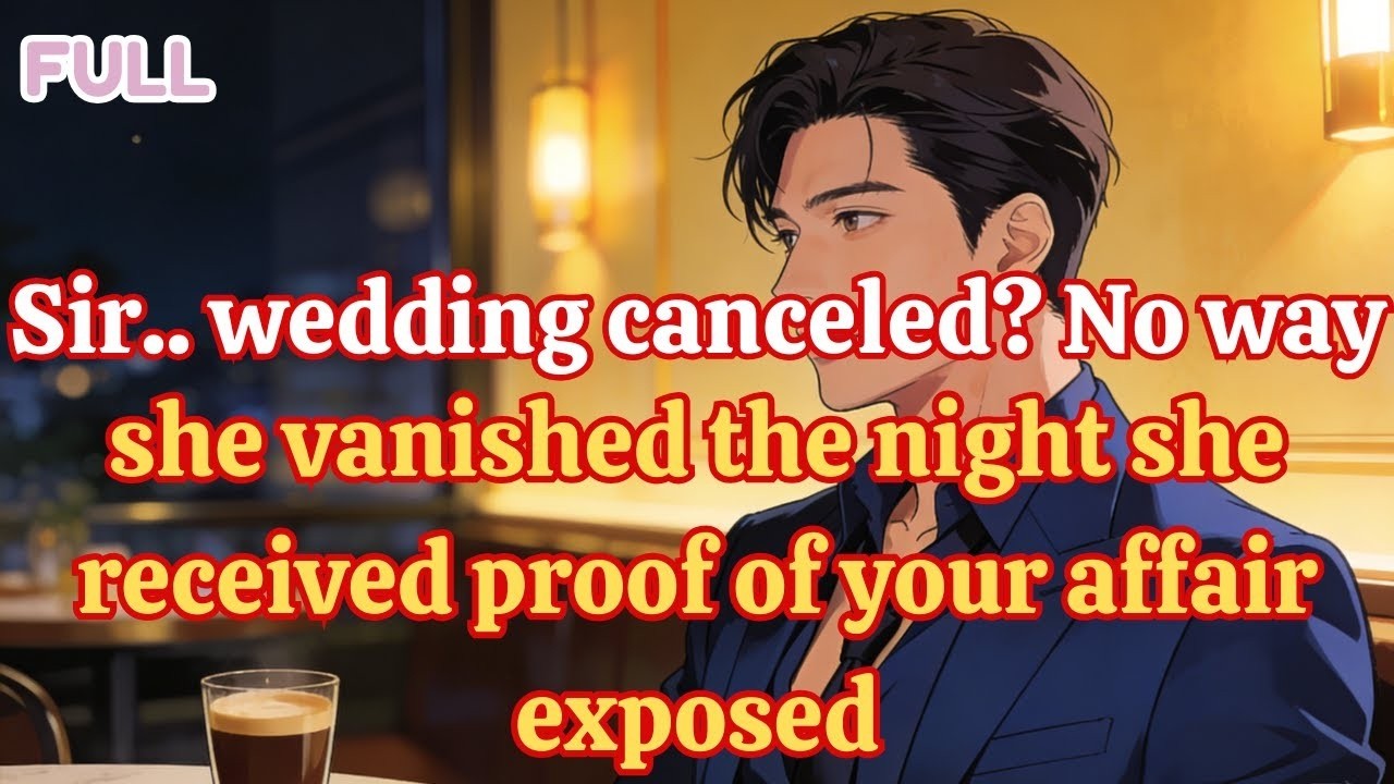 Sir   wedding canceled No way   she vanished the night she received proof of your affair exposed