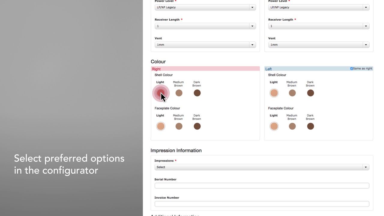 My ReSound Online - How to place an earmould and custom order
